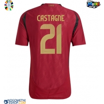 Moški Nogometni dresi Belgija Timothy Castagne #21 Domači EP 2024 Kratek Rokav